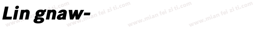Lin gnaw字体转换